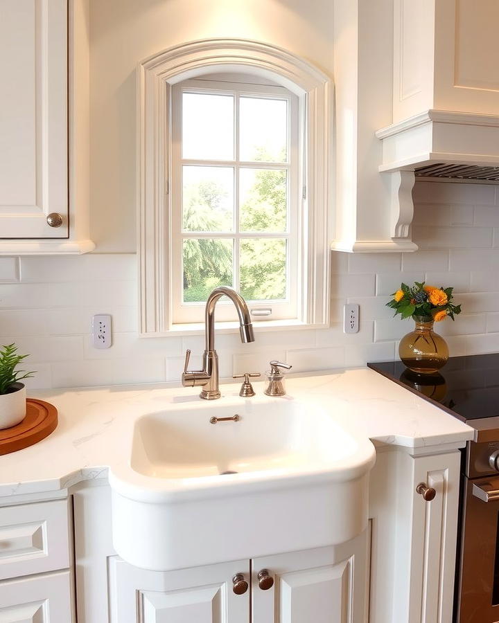 Ceramic Corner Sink