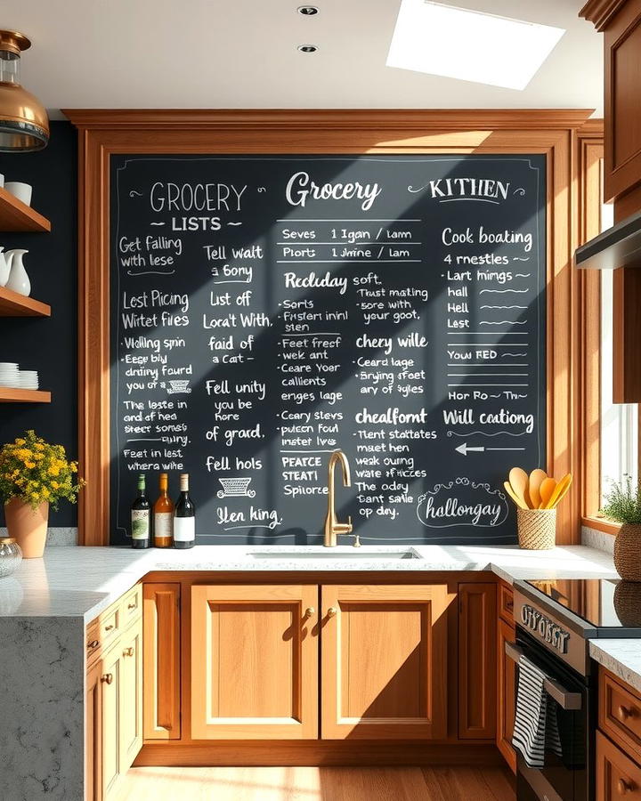 Chalkboard Accent Wall