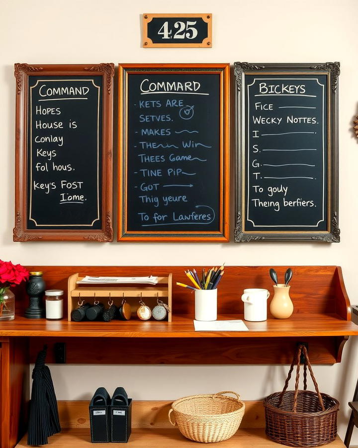 Chalkboard Command Center