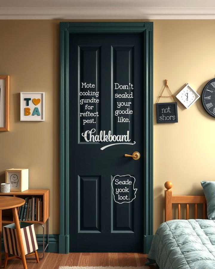 Chalkboard Door for Creativity