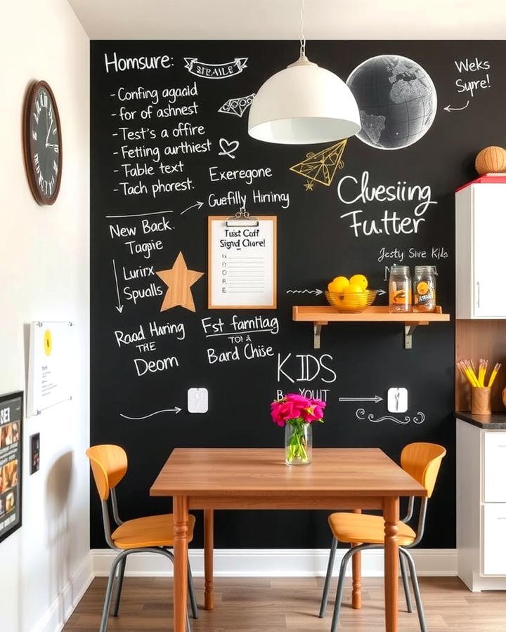 Chalkboard Wall for Creativity