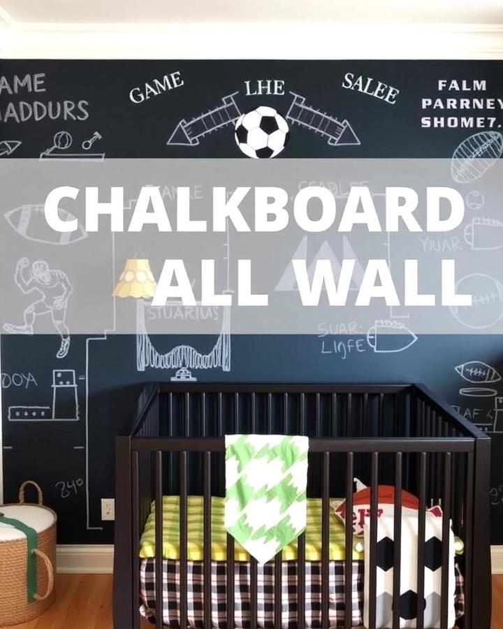 Chalkboard Wall for Team Spirit