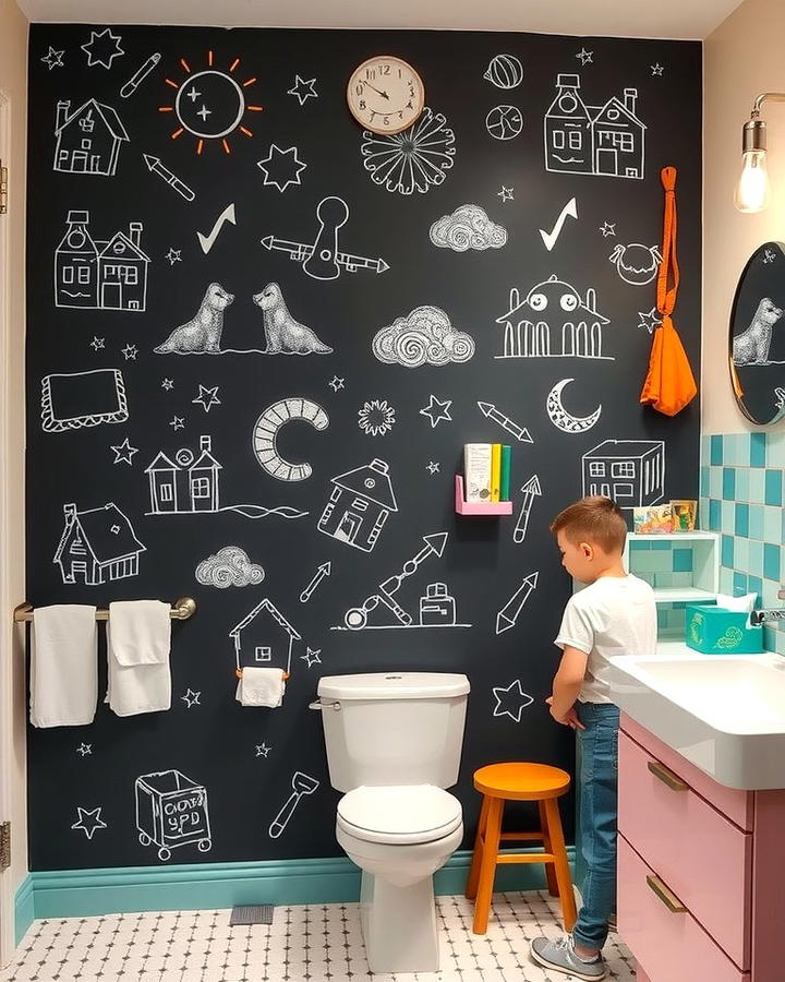 Chalkboard Walls for Creative Expression