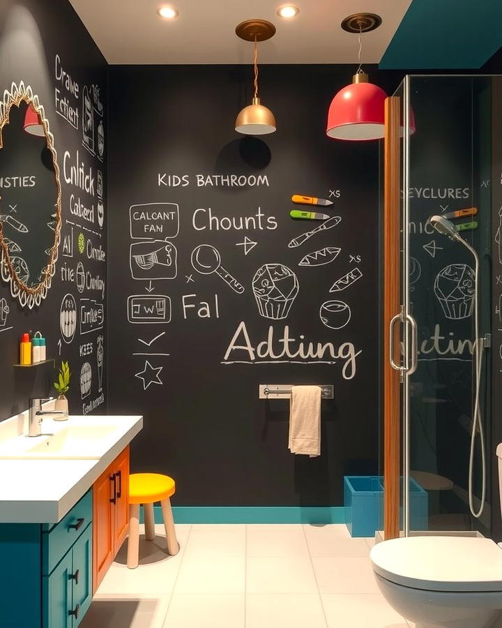 Chalkboard Walls for Creativity