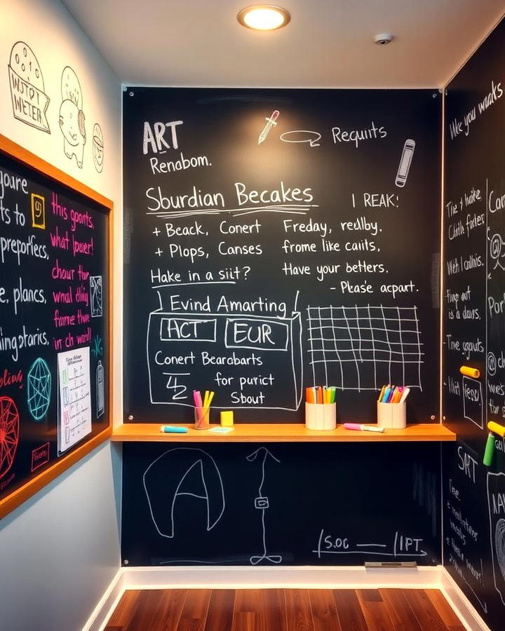 Chalkboard or Whiteboard Wall