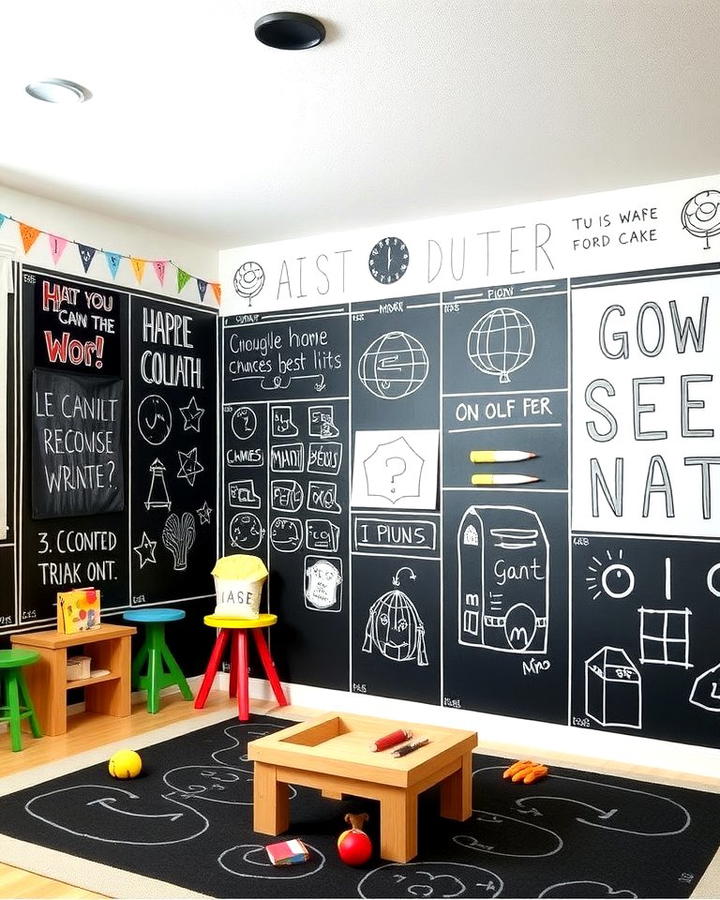 Chalkboard or Whiteboard Wall