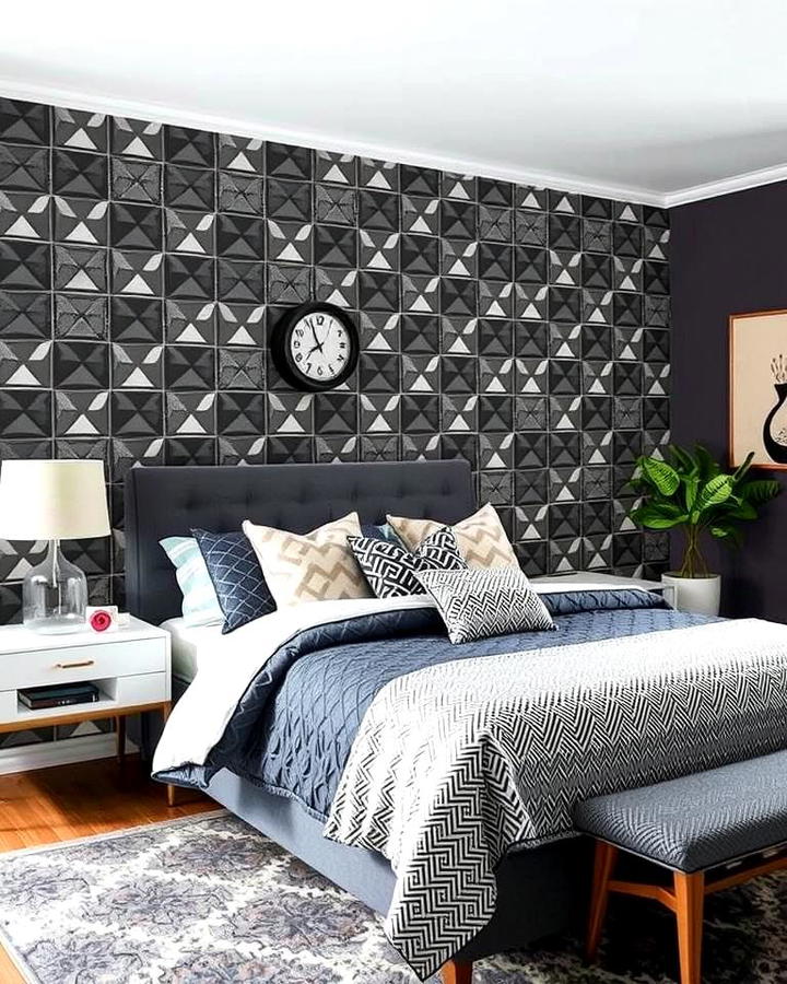 Charcoal Geometric Patterns