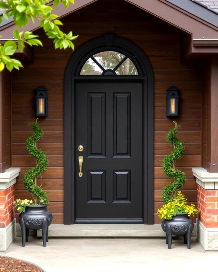 Charcoal Gray Front Door