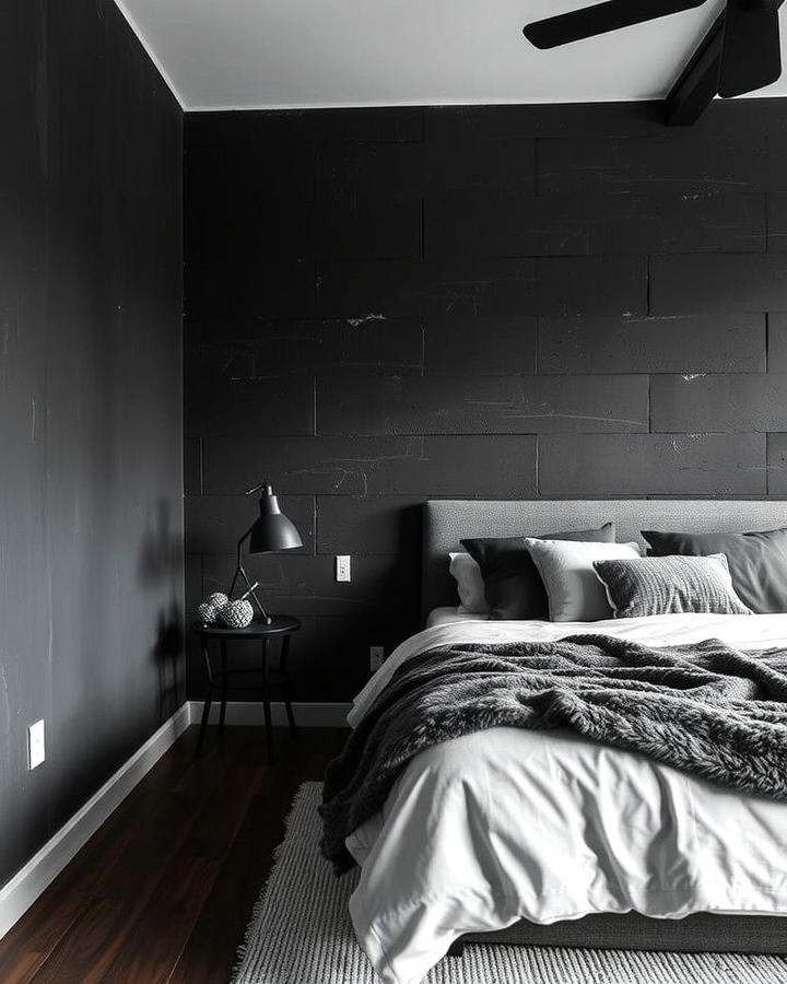 Charcoal Textured Walls