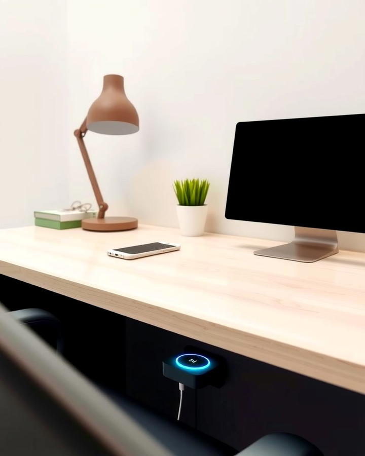 Charging Station Under a Desk