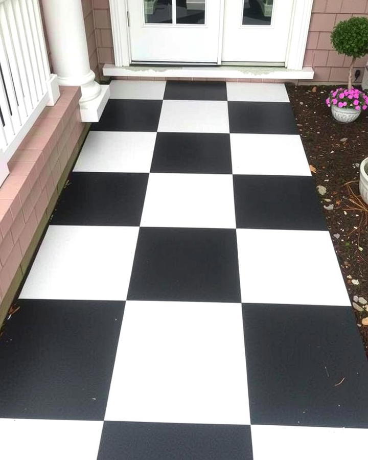 Checkerboard Design for a Bold Statement