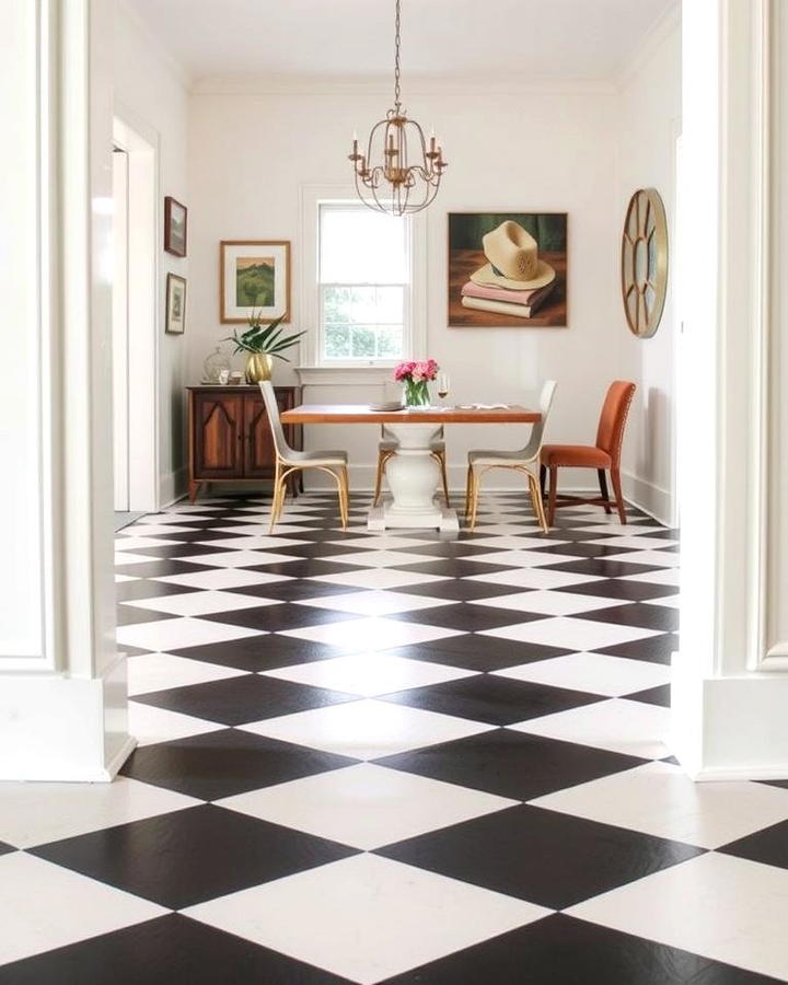 Checkerboard Elegance