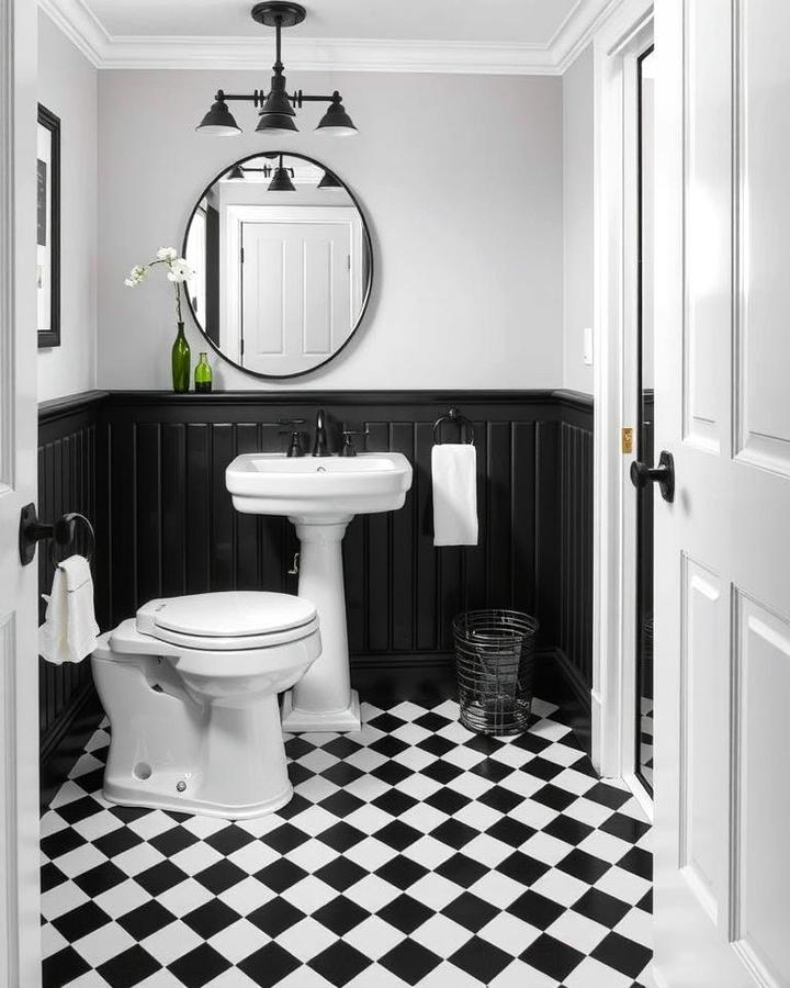 Checkerboard Floor Tiles