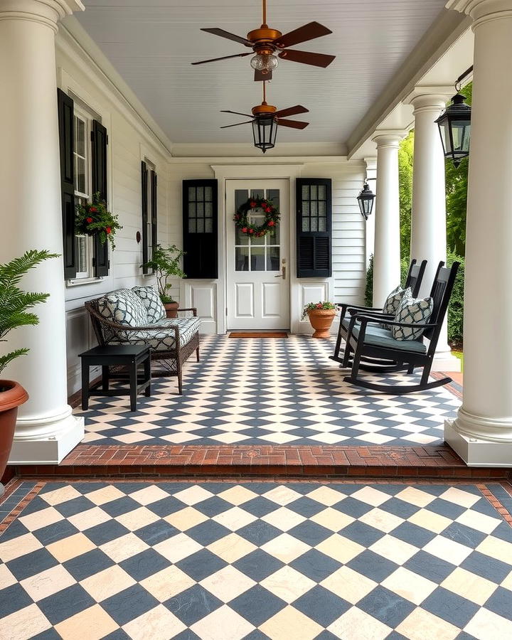 Checkerboard Flooring Design