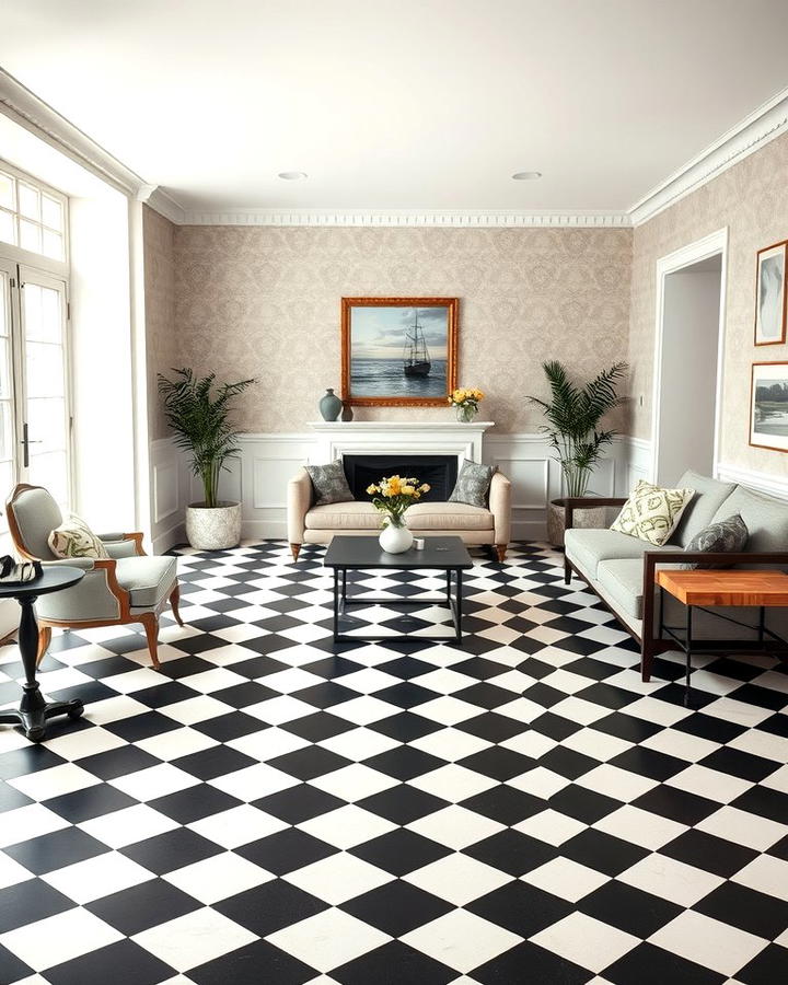 Checkerboard Floors