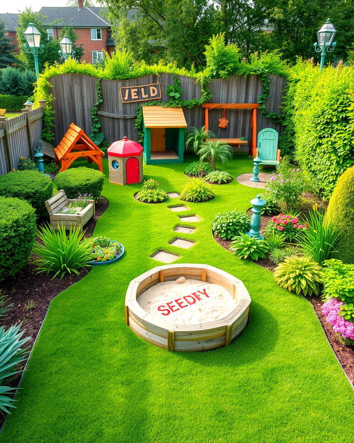 Childrens Enclosed Play Garden