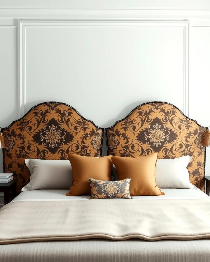 Chinoiserie Inspired Upholstered Headboards