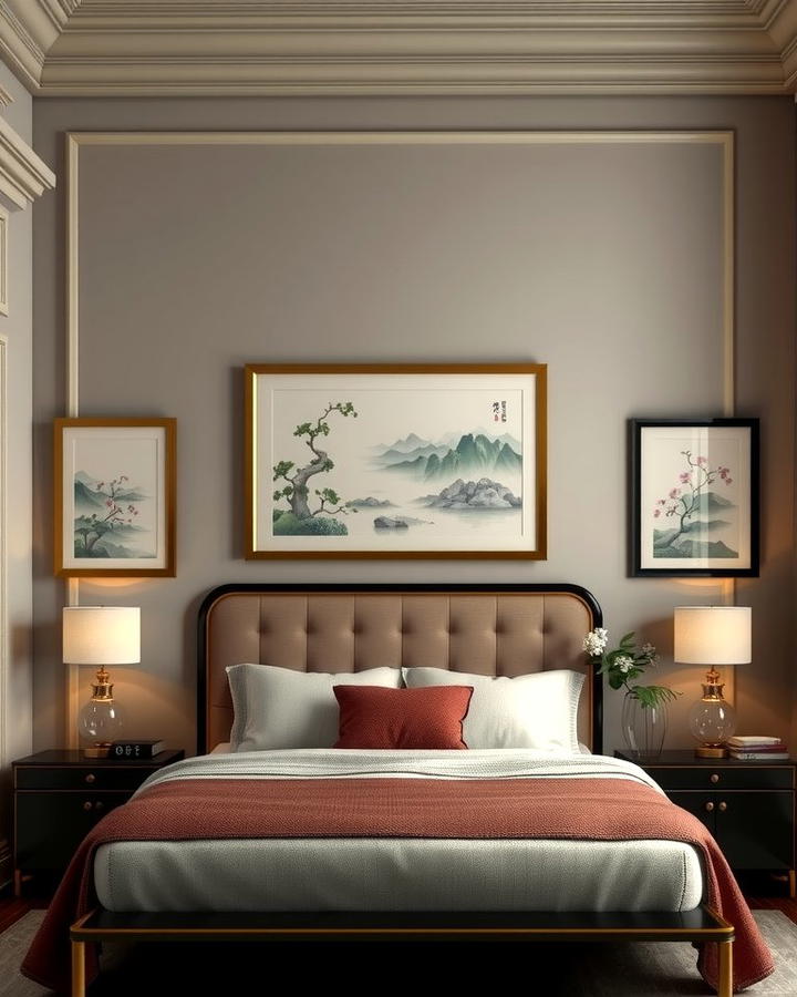 Chinoiserie Wall Art for Subtle Elegance