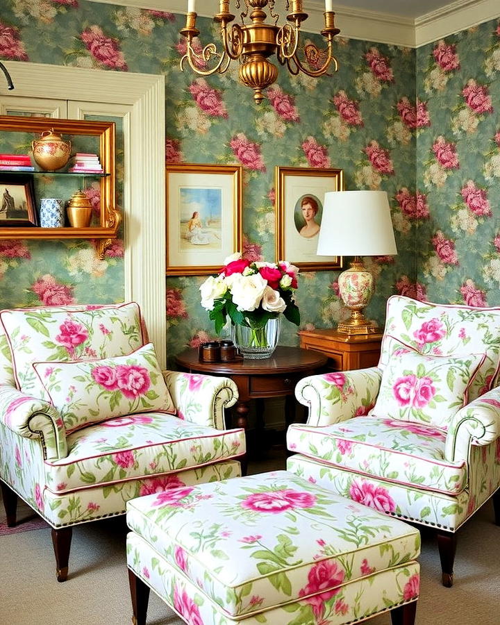 Chintz Patterns Bedroom for Upholster