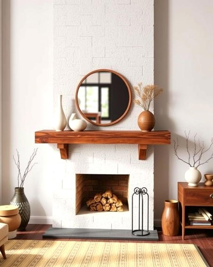 Chunky Wood Mantel