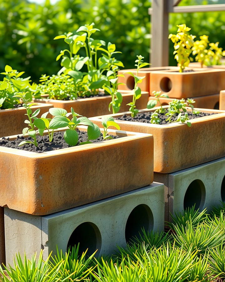 Cinder Block Garden Beds