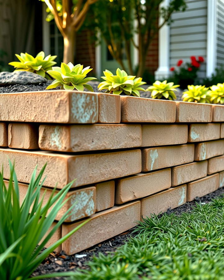 Cinder Block Retaining Wall 2