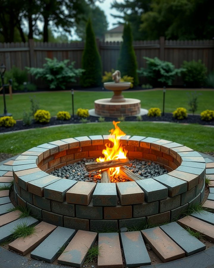 Circular Brick Fire Pit