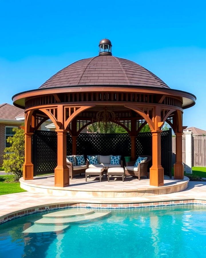 Circular Pool Gazebo