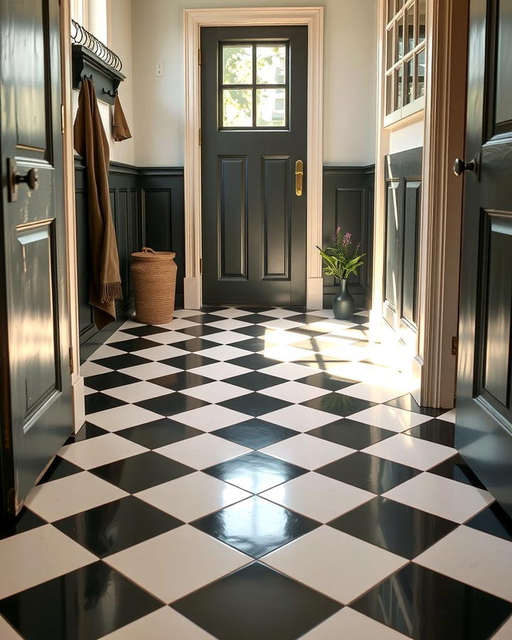 Classic Checkerboard Tiles