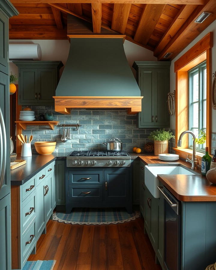 Classic Farmhouse Look with Slate and Wood