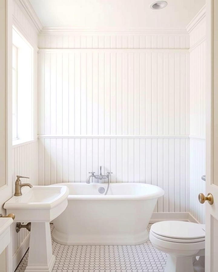 Classic White Beadboard Panels