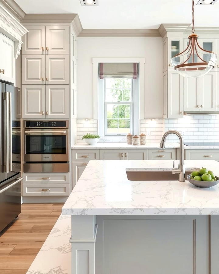 Classic White Granite Countertops