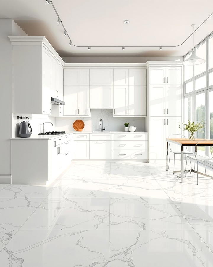 Classic White Marble Elegance