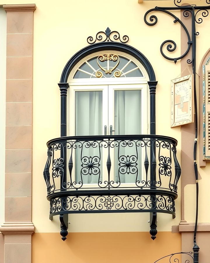 Classic Wrought Iron Juliet Balcony