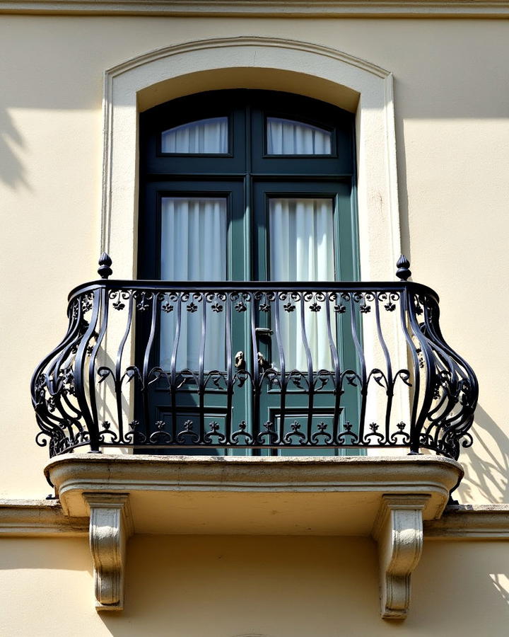 Classic Wrought Iron Railing