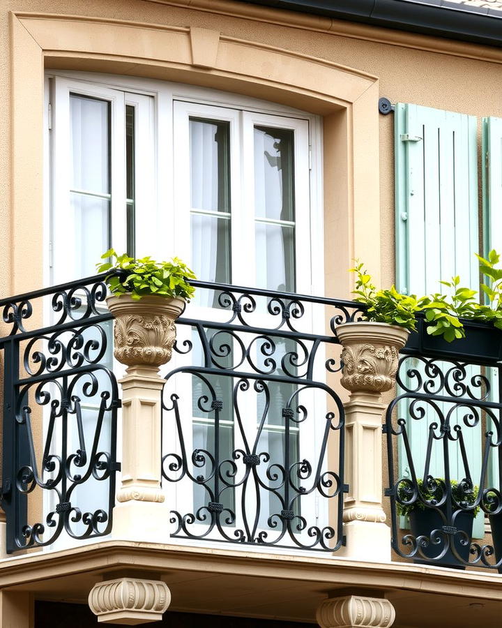 Classic Wrought Iron Railings