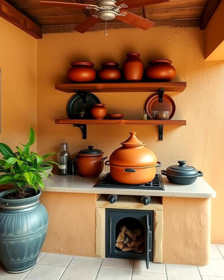 Clay Pot Cooking Setup