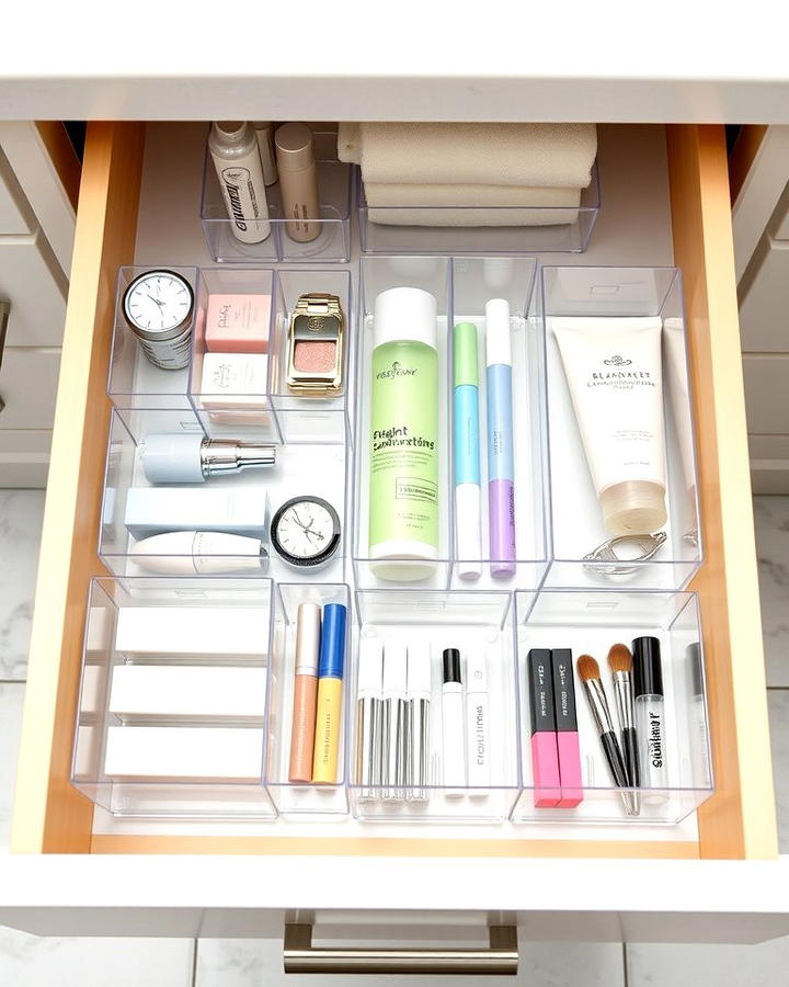 Clear Acrylic Organizers for Easy Visibility