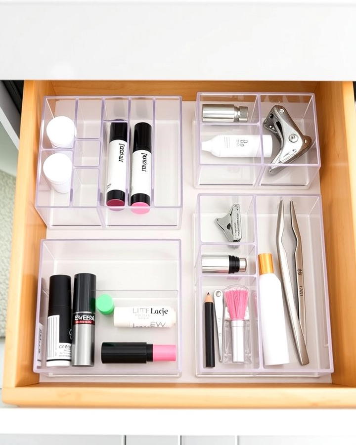 Clear Acrylic Organizers for Visibility