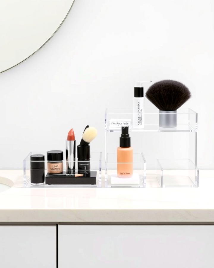 Clear Acrylic Organizers for a Sleek Look