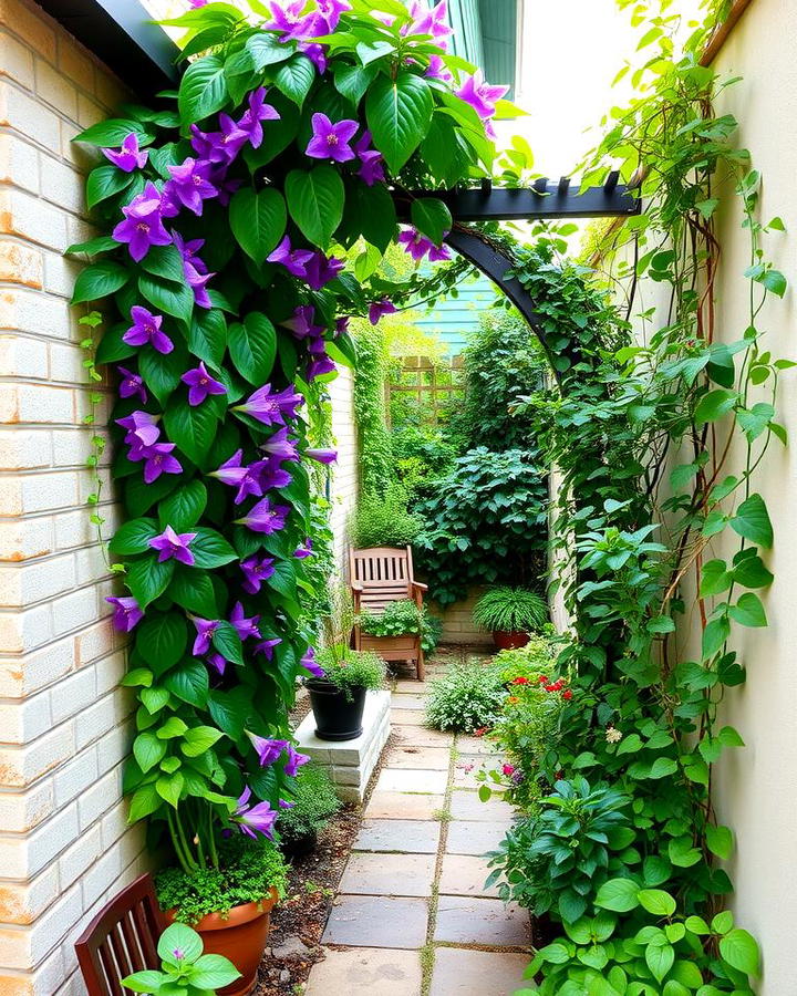 Climbing Plants for Vertical Interest