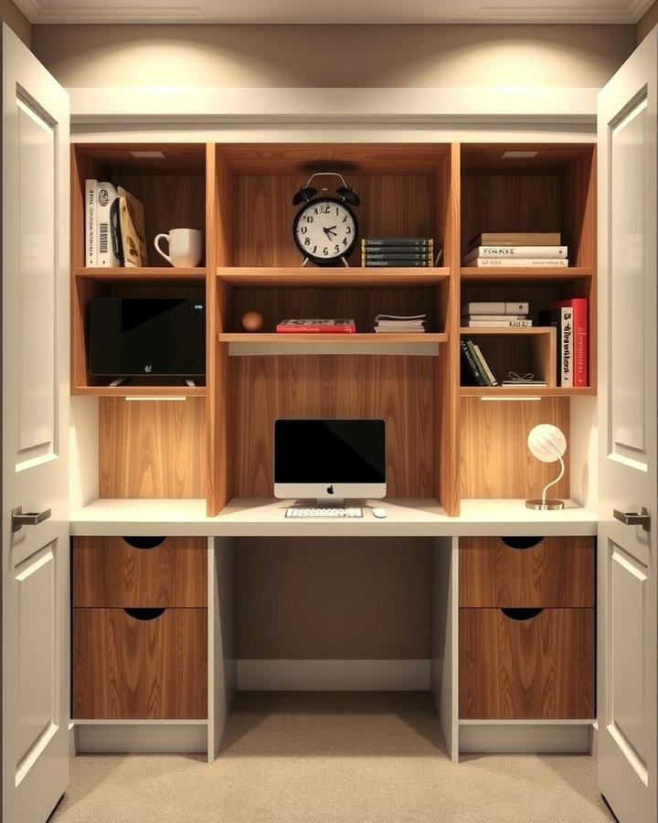 Closet Office Desk