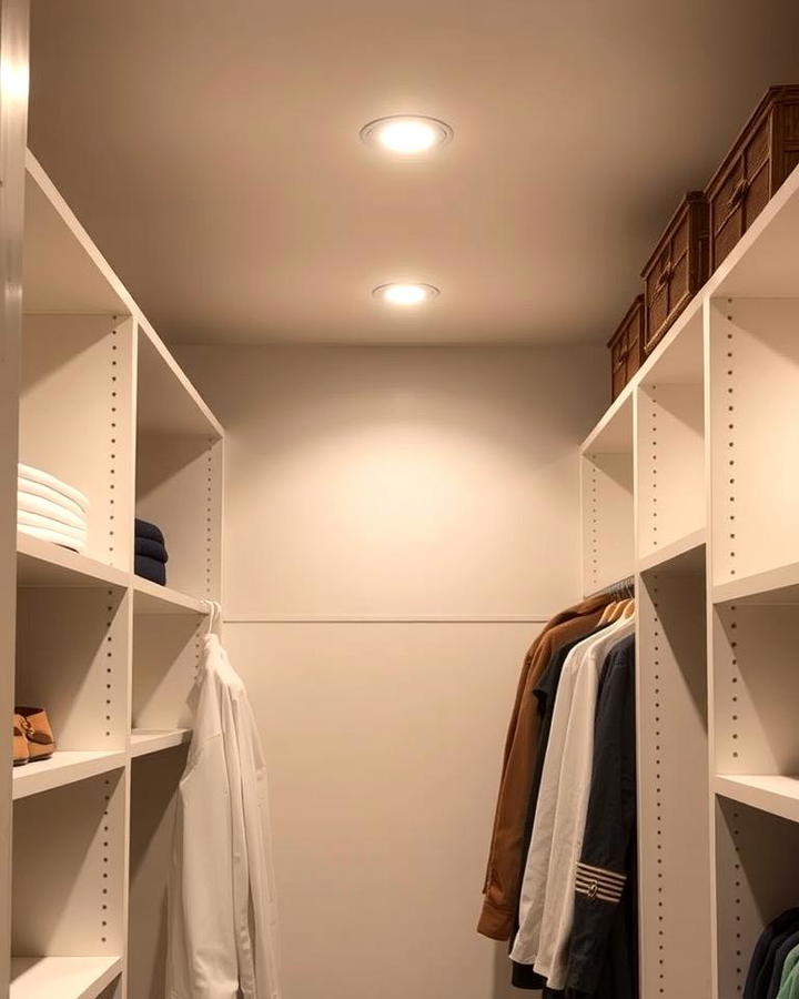 Closet Organization Illumination