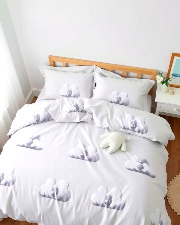 Cloud Patterned Bedding Sets