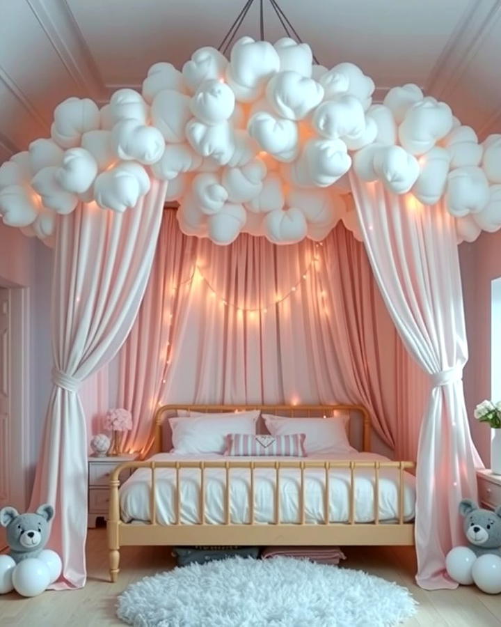 Cloud Themed Canopy Beds