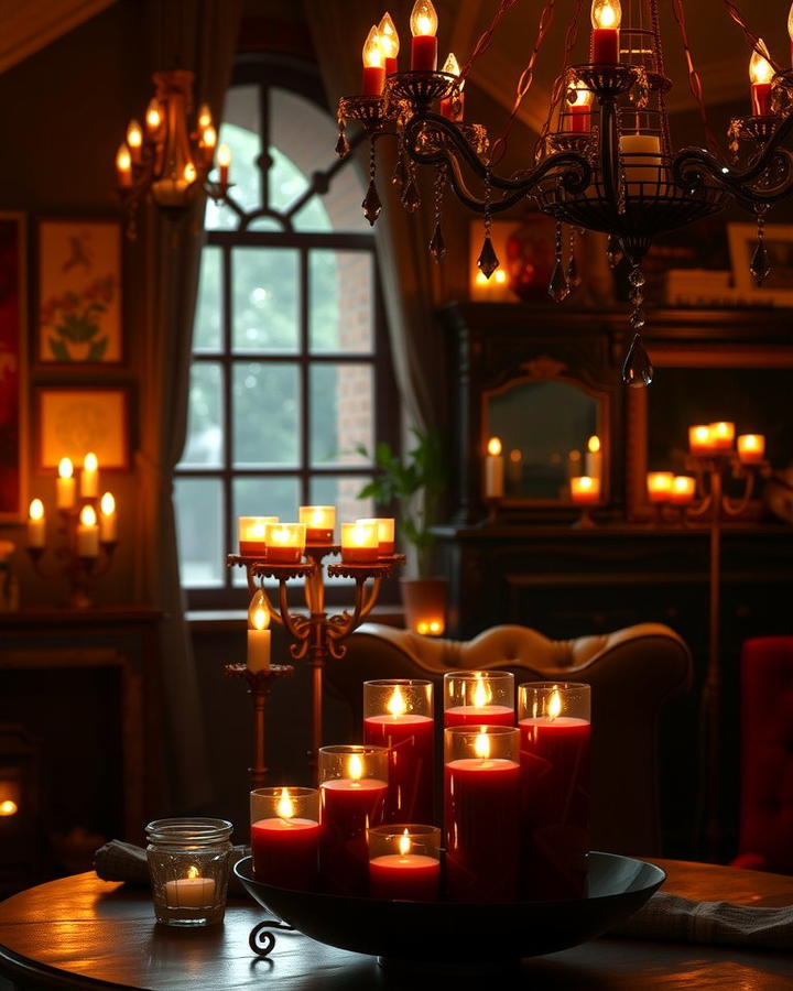 Clustered Candles for a Gothic Glow