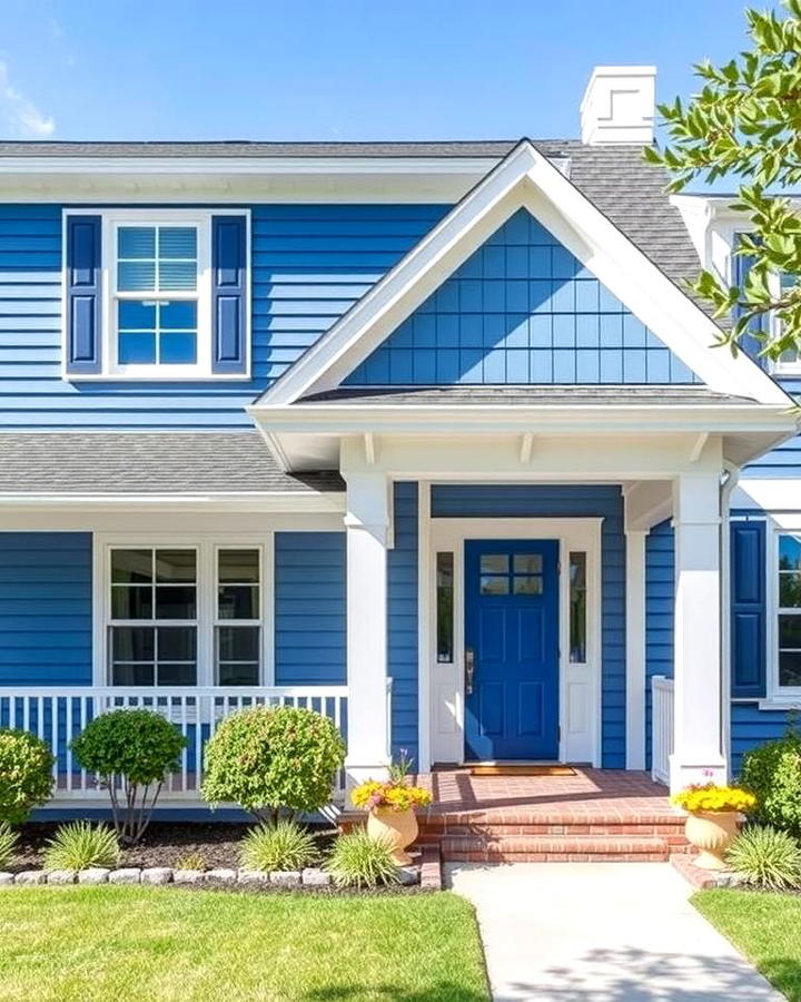 Coastal Charm with Blue and White