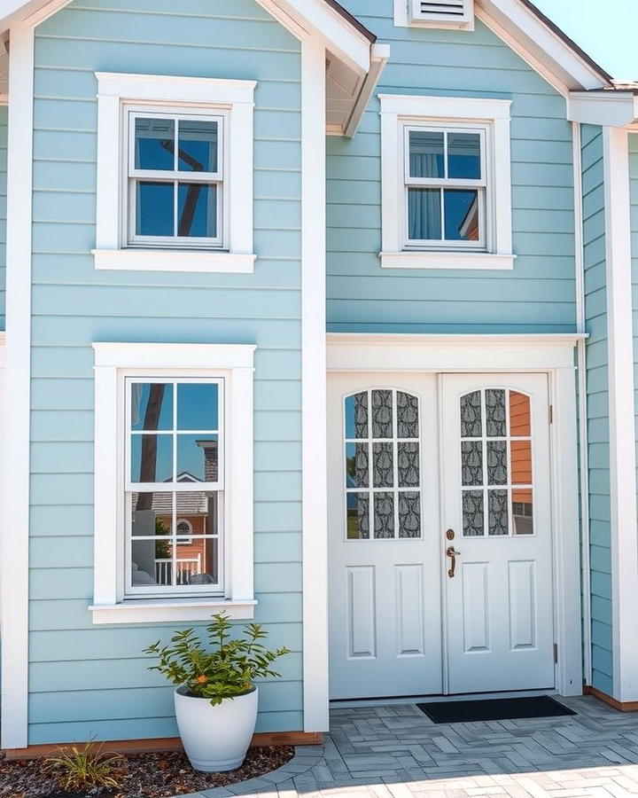 Coastal Charm with White Trim