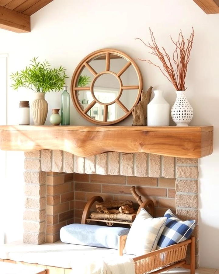 Coastal Driftwood Mantel