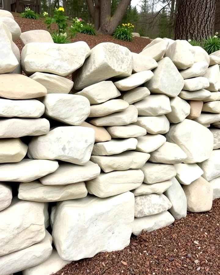 Coastal Rock Retaining Wall